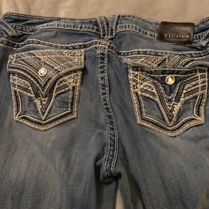 Vigoss plus size denim capris size 20w bling